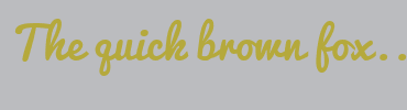 Image with Font Color B5A93C and Background Color BBBCBF